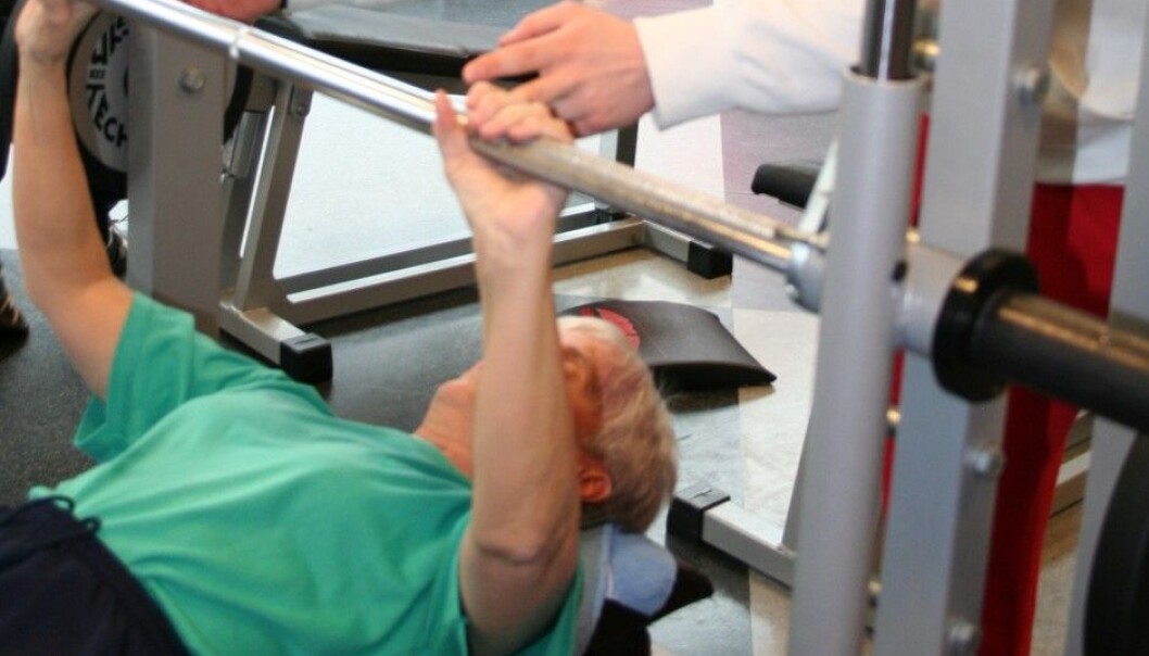 The test persons got 25 percent stronger in the upper body through the project. (Photo: Hilde Lohne-Seiler) The test persons got 25 percent stronger in the upper body through the project. (Photo: Hilde Lohne-Seiler)