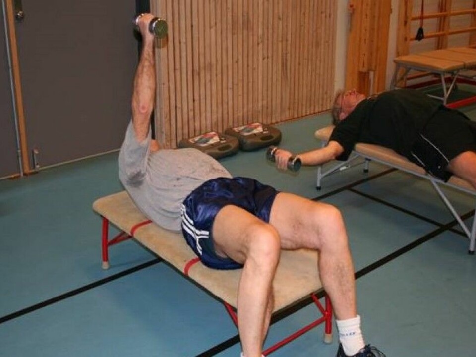 Strength training is effective, also for those who have passed 65 years. (Photo: Hilde Lohne-Seiler)
