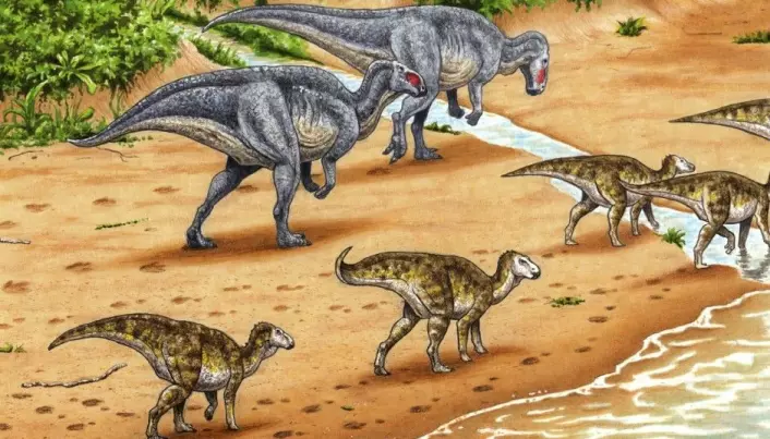 Northern carnivorous dinosaur was a vegetarian