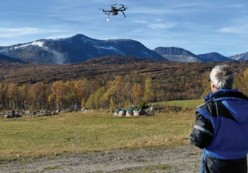 Drones help find lost sheep