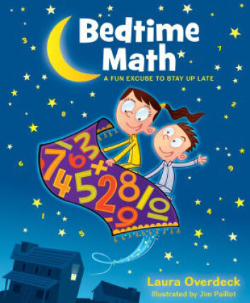 Bedtime Math er både en app for iOS og Android og en bokserie. (Foto: (Illustrasjon: www.bedtimemath.org)) Bedtime Math er både en app for iOS og Android og en bokserie. (Foto: (Illustrasjon: www.bedtimemath.org))