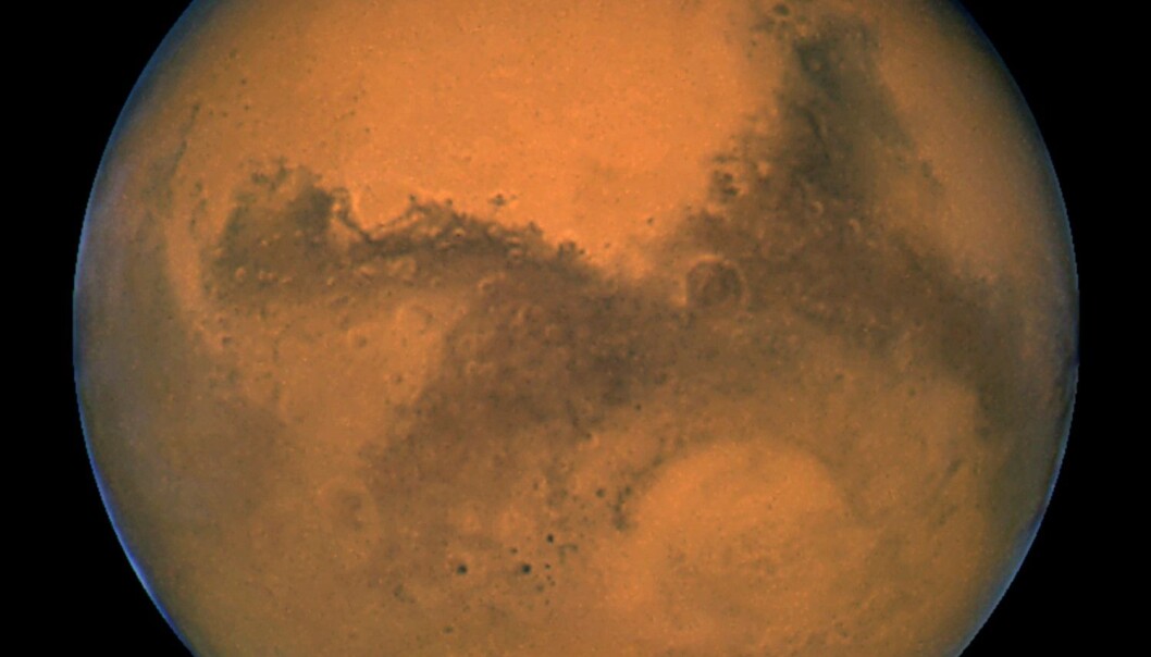 Mars sett med romteleskopet Hubble. (Foto: NASA handout, Reuters) Mars sett med romteleskopet Hubble. (Foto: NASA handout, Reuters)