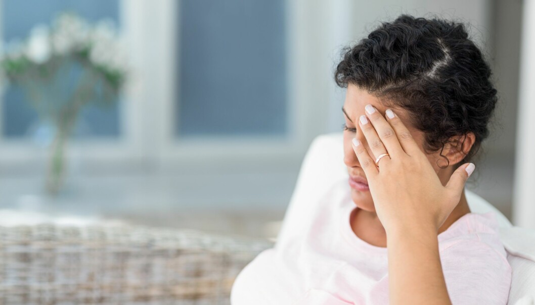 Kvinner har dobbelt så stor risiko for å få en depresjon som menn. Det nye studien antyder endringer i hormonnivåer kan være forklaringen. (Illustrasjonsfoto: Microstock)