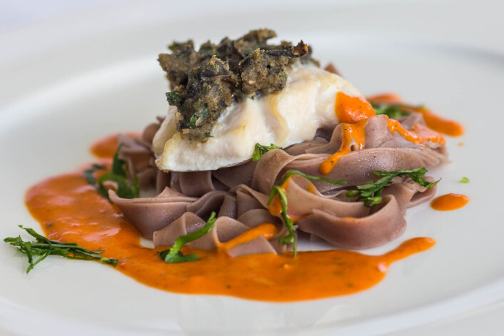 Tagliatelle pasta med søl. (Foto: Pierrick Stevant) Tagliatelle pasta med søl. (Foto: Pierrick Stevant)