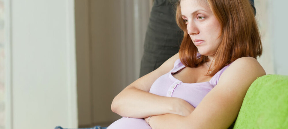 En norsk undersøkelse tyder på at depresjon i svangerskapet har lite å si for når fødselen starter. (Illustrasjonsfoto: Microstock)