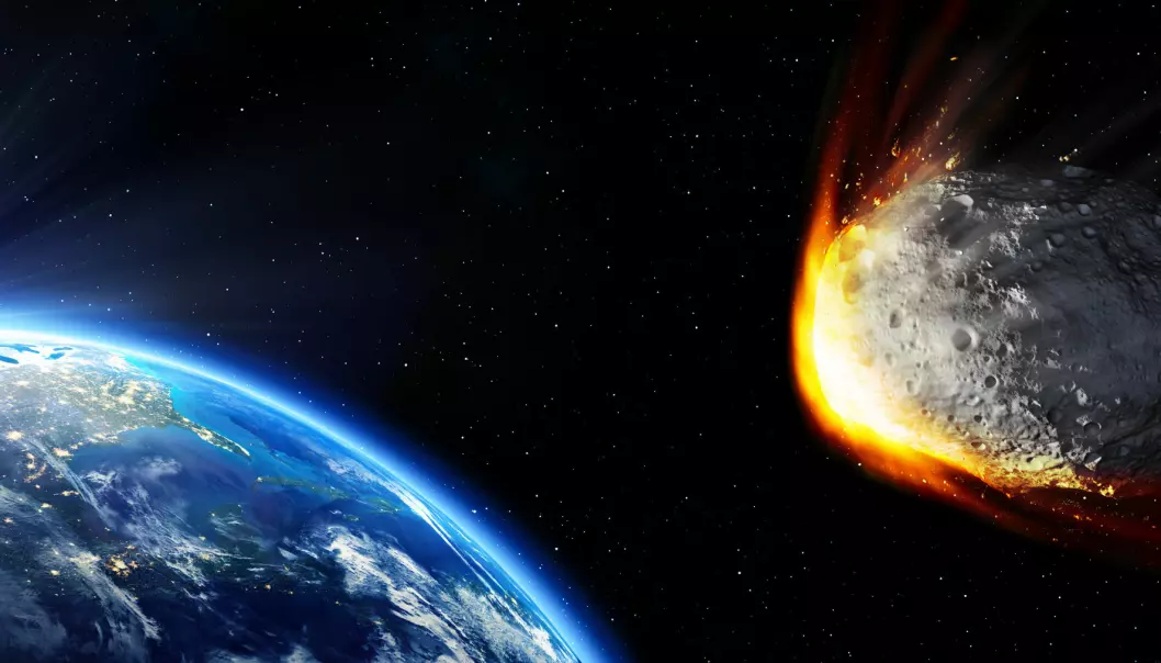 Den klassiske teorien er at dinosauerene døde ut da en diger asteroide traff jorden. Men er dette hele historien?  (Illustrasjon: Microstock)