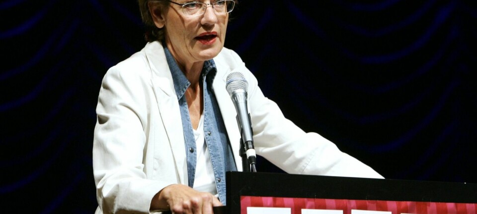 Gudrun Schyman var leder for Vänsterpartiet ved valget i 1994. I 2005 startet hun partiet Feministisk Initiativ. (Foto: Mark Earthy, Scanpix Sweden)