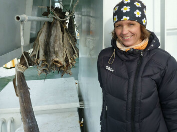 Cathrine Lund Myhre on board the research vessel RV Helmer Hanssen (Photo: NILU) Cathrine Lund Myhre on board the research vessel RV Helmer Hanssen (Photo: NILU)