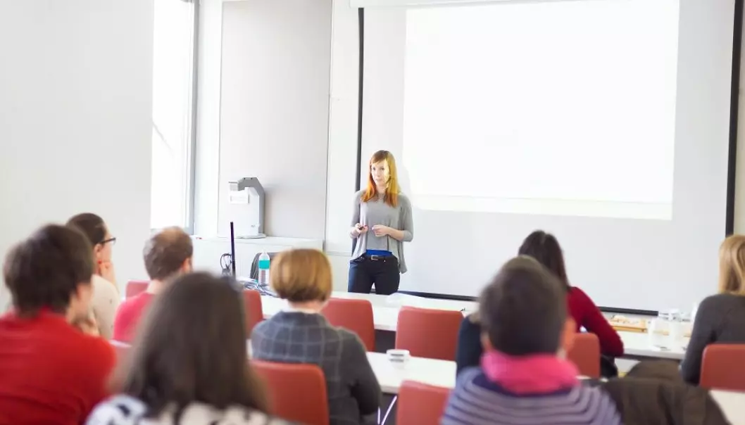 Lectures are simple and handy for the teacher, and cost-effective for the institution. As for the students this is not a particularly effective way to learn, according to a Norwegian scientist.  (Illustrative photo: Colourbox)