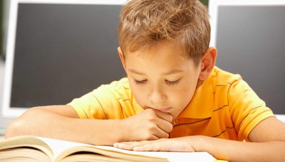 By recognising certain risk factors, teachers can identify pupils at risk of developing reading and writing difficulties. (Illustrative photo: Colourbox)