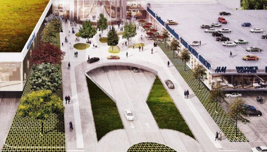 The EU project CommONEnergy aims to develop practical support tools and systems to transform shopping centres into energy-efficient architectural complexes. This is the future vision of the shopping center City Syd. The outline is designed by ARC architects from Trondheim. The EU project CommONEnergy aims to develop practical support tools and systems to transform shopping centres into energy-efficient architectural complexes. This is the future vision of the shopping center City Syd. The outline is designed by ARC architects from Trondheim.