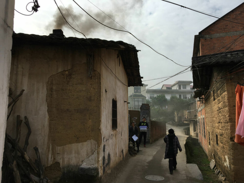 In many rural areas, household produced air pollution from cooking and heating with solid fuels comes in addition to pollution from industry. (Copy right: Airborne. Photo: Annica Thomsson)