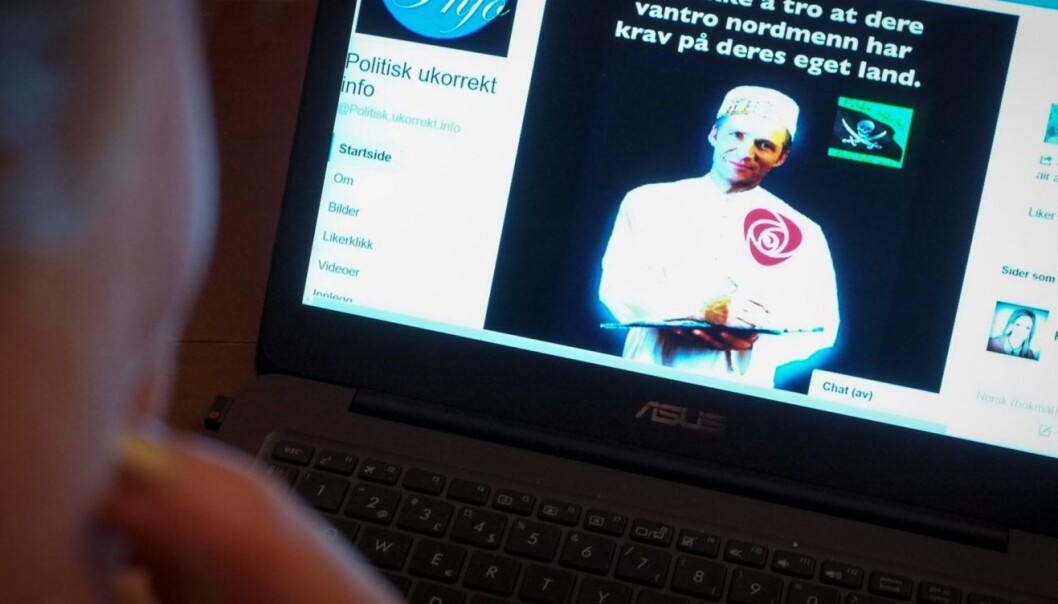 One of the alternative news sites that is being monitored by Petter Bae Brandtzæg, a researcher and social media expert at SINTEF, is the norwegian Facebook page “Politisk ukorrekt info” (Politically incorrect info), which has more than 20,000 followers. (Photo: Per Olav V. Tverfjell) One of the alternative news sites that is being monitored by Petter Bae Brandtzæg, a researcher and social media expert at SINTEF, is the norwegian Facebook page “Politisk ukorrekt info” (Politically incorrect info), which has more than 20,000 followers. (Photo: Per Olav V. Tverfjell)