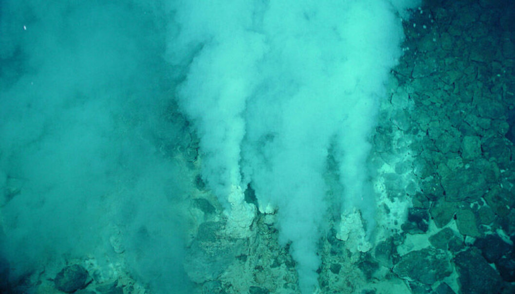 Undersjøisk varm kilde. NOAA Undersjøisk varm kilde. NOAA