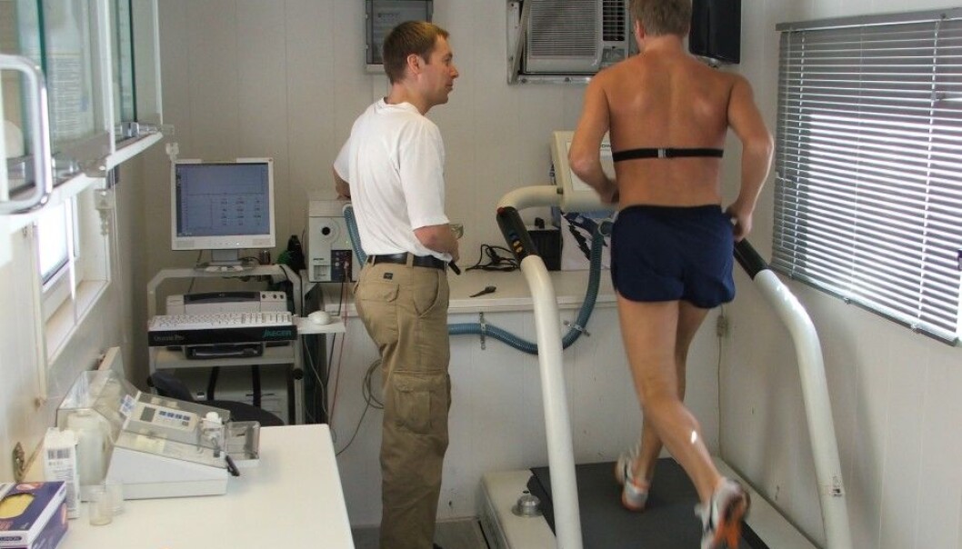 Anders Aandstad has tested 800 soldiers in The Home Guard. (Photo: Norwegian School of Sport Sciences) Anders Aandstad has tested 800 soldiers in The Home Guard. (Photo: Norwegian School of Sport Sciences)