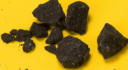 Forsker på rester av lynrask meteoritt