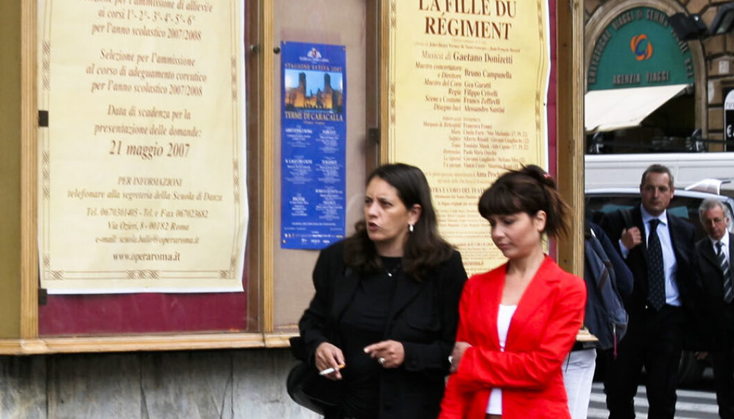 Most young Italian women must make a choice: will they pursue a career or raise a family? (Photo: Colourbox) Most young Italian women must make a choice: will they pursue a career or raise a family? (Photo: Colourbox)