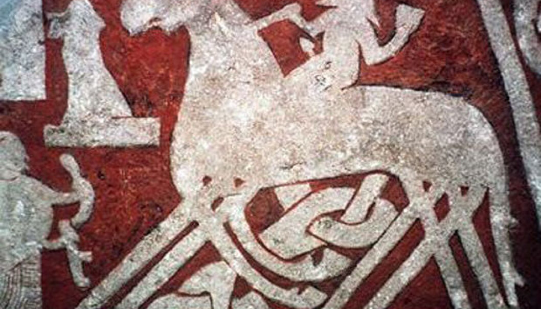 The god Odin riding atop Sleipner is depicted on a Norse petroglyph. (Photo: Wikipedia) The god Odin riding atop Sleipner is depicted on a Norse petroglyph. (Photo: Wikipedia)