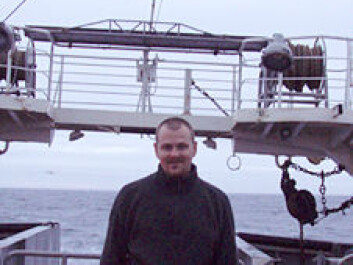 Vidar S. Lien is photographed during the 2008 expedition, when the five observation rigs were recovered. He was not allowed to take the equipment or data with him when he left the ship. (Photo: E. Alexandrov) Vidar S. Lien is photographed during the 2008 expedition, when the five observation rigs were recovered. He was not allowed to take the equipment or data with him when he left the ship. (Photo: E. Alexandrov)