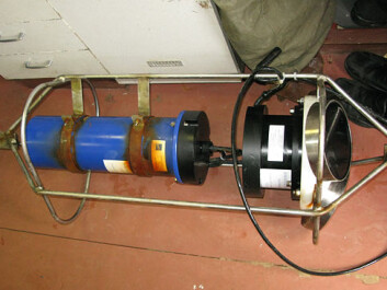 This is one of the two acoustic monitors which were confiscated by Russian authorities. (NorTek Continental 190 kHz ADCP – Acoustic Doppler Current Profiler). (Photo: E. Sentyabov, PINRO) This is one of the two acoustic monitors which were confiscated by Russian authorities. (NorTek Continental 190 kHz ADCP – Acoustic Doppler Current Profiler). (Photo: E. Sentyabov, PINRO)