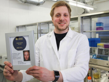 Haakon Karlsen has achieved his Ph.D. in Applied Micro-and Nano-systems at USN. (Photo: An-Magritt Larsen) Haakon Karlsen has achieved his Ph.D. in Applied Micro-and Nano-systems at USN. (Photo: An-Magritt Larsen)