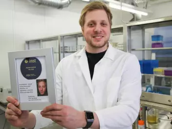 Haakon Karlsen has achieved his Ph.D. in Applied Micro-and Nano-systems at USN. (Photo: An-Magritt Larsen)