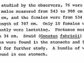 The plastic is mentioned in a single sentence, seen here at the end of the paragraph, in a recently discovered report from 1971. (Photo: Screenshot)