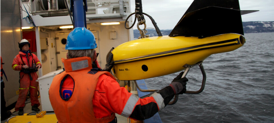 I fremtiden kan kanskje roboter erstatte dykkere i operasjoner på havbunnen. (Foto: Geir Johnsen/NTNU/AUR-lab)