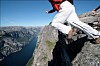 Living on the edge with base jumping