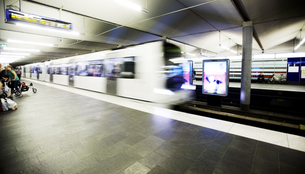 Selv om det kan være trengsel på T-banen i Oslo, er det ofte være verre på lokaltogene. (Foto: Kyrre Lien, NTB Scanpix) Selv om det kan være trengsel på T-banen i Oslo, er det ofte være verre på lokaltogene. (Foto: Kyrre Lien, NTB Scanpix)