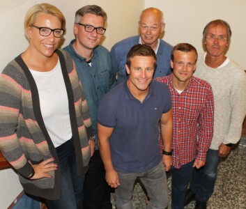 Forskningsgruppa ved Elin Kolle, Bjørge Herman Hansen, Jostein-Steene Johannessen, Inge Dehli (dataingeniør), Knut Eirik Dalene og Sigmund A. Anderssen. (Foto: Foto: Yvonne Haugen) Forskningsgruppa ved Elin Kolle, Bjørge Herman Hansen, Jostein-Steene Johannessen, Inge Dehli (dataingeniør), Knut Eirik Dalene og Sigmund A. Anderssen. (Foto: Foto: Yvonne Haugen)