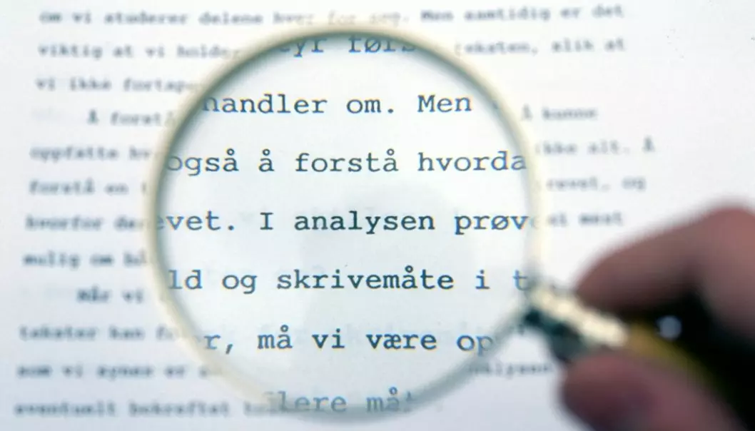 Flest tekster på konservativt bokmål