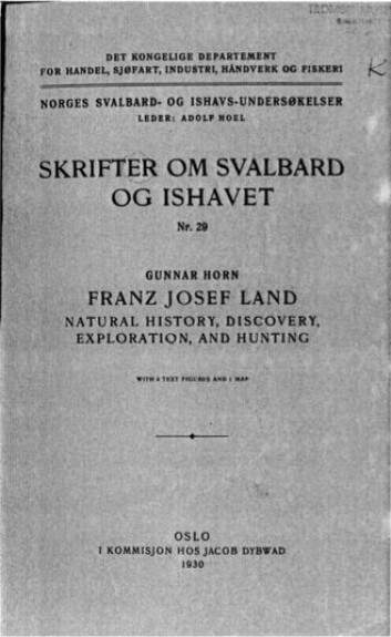 Vår tidligste skriftlige kilde på at Rønbeck og Aidijärvi skal ha oppdaget Frans Josefs Land: Gunnar Horn, Franz Josef Land: Natural History, Discovery, Exploration, and Hunting (1930). Vår tidligste skriftlige kilde på at Rønbeck og Aidijärvi skal ha oppdaget Frans Josefs Land: Gunnar Horn, Franz Josef Land: Natural History, Discovery, Exploration, and Hunting (1930).