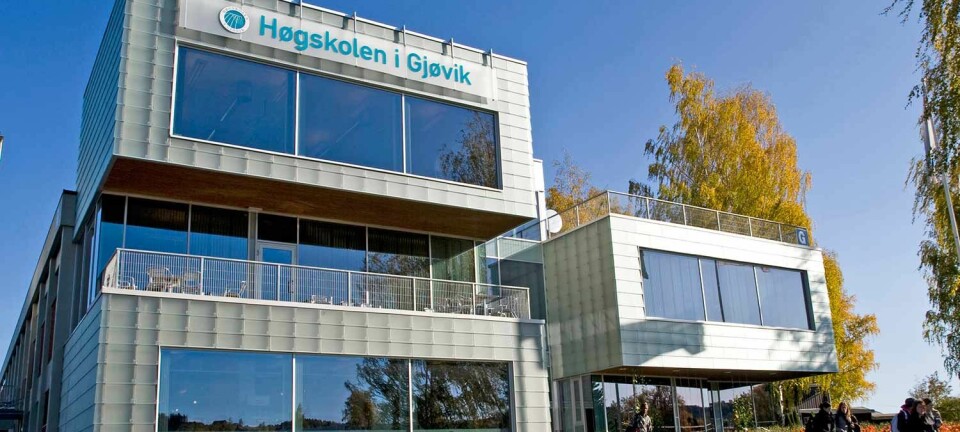 I fjor ble det utført nesten 34 000 årsverk ved norske universiteter og høyskoler. Her ved Høgskolen i Gjøvik har norsk akademia vokst mest de siste ti årene.  (Foto: Høgskolen i Gjøvik)