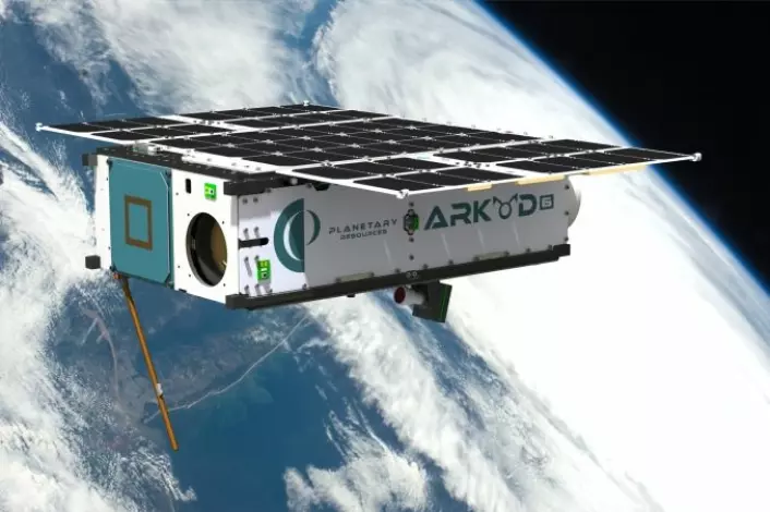 Arkyd 6, den større satelitten som skal sendes opp senere i år. (Foto: Planetary Resources)