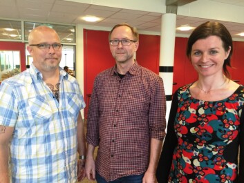 Bjørn Egil Wold (t.v.) har deltatt i korprosjektet Syng deg friskere ved Høgskolen i Nord-Trøndelag. Arve Almvik og Grete Daling skal nå gå i gang med et forskningsprosjekt på samme tema. (Foto: Bjørnar Leknes) Bjørn Egil Wold (t.v.) har deltatt i korprosjektet Syng deg friskere ved Høgskolen i Nord-Trøndelag. Arve Almvik og Grete Daling skal nå gå i gang med et forskningsprosjekt på samme tema. (Foto: Bjørnar Leknes)