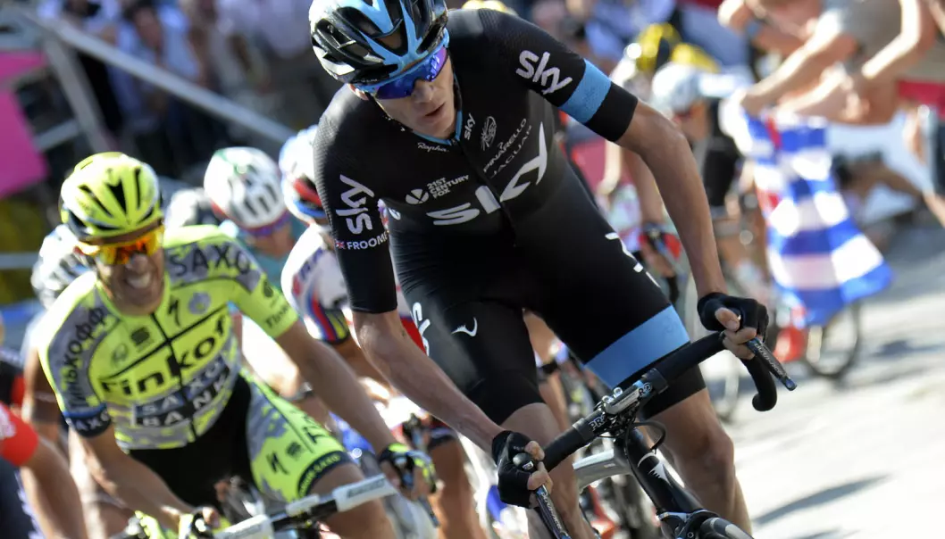 En profesjonell syklist må hvile, spise riktig og være helt klar dagen etter. Her er Team Sky-rytteren Chris Froome under årets Tour De France. (Foto: Reuters)