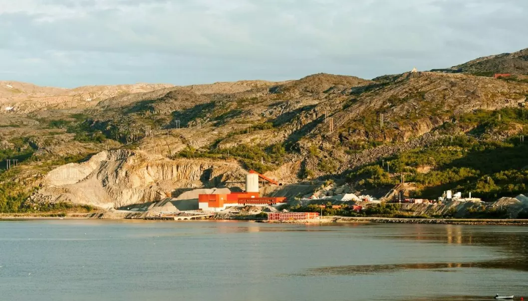 Kobbergruveanlegget i Repparfjord, Kvalsund kommune, Finnmark.  (Foto: Samfoto)