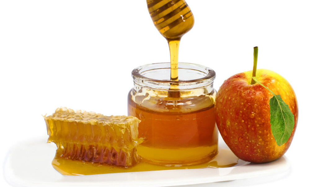 Epler og honning inneholder mye fruktsukker. Men de største kildene til fruktose i de fleste menneskers kosthold er antagelig brus og snop. (Illustrasjonsfoto: Microstock) Epler og honning inneholder mye fruktsukker. Men de største kildene til fruktose i de fleste menneskers kosthold er antagelig brus og snop. (Illustrasjonsfoto: Microstock)