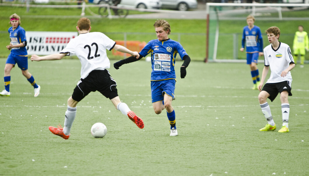 Erik Hilleren (15) drømmer om proffkarriere på Vålerenga. (Foto: Andreas B. Johansen) Erik Hilleren (15) drømmer om proffkarriere på Vålerenga. (Foto: Andreas B. Johansen)