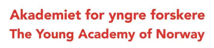 Logoen til Akademiet for yngre forskere er utviklet av Egon Låstad. (Foto: (Logo: Egon Låstad))