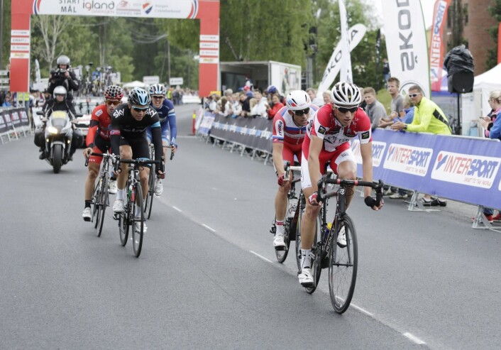 Sven Erik Bystrøm hjelper Alexander Kristoff i jakten på Thor Hushovd under NM i Grimstad i 2013. Se hvordan det gikk nederst i dette innlegget... (Foto: Tor Erik Schrøder, NTB scanpix) Sven Erik Bystrøm hjelper Alexander Kristoff i jakten på Thor Hushovd under NM i Grimstad i 2013. Se hvordan det gikk nederst i dette innlegget... (Foto: Tor Erik Schrøder, NTB scanpix)