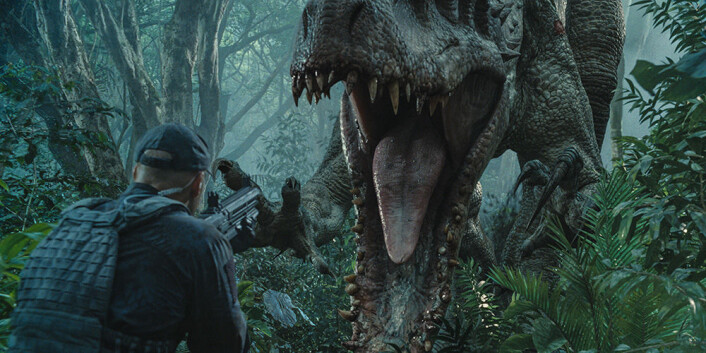 Ifølge dinosaurekspert Jørn Hurum er det ingen umiddelbar fare for at et menneske skal havne i denne situasjonen. (Foto: United International Pictures) Ifølge dinosaurekspert Jørn Hurum er det ingen umiddelbar fare for at et menneske skal havne i denne situasjonen. (Foto: United International Pictures)
