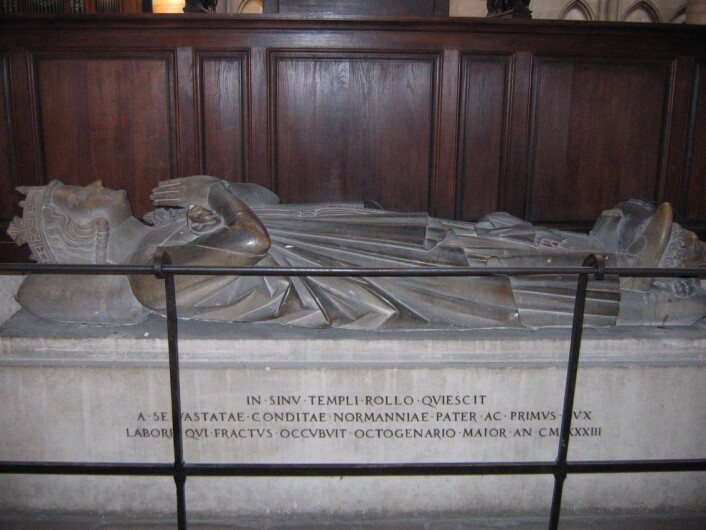 Grava til vikinghøvdingen Rollo i Rouen i Frankrike.
(Foto: URBAN/ WIKIMEDIA COMMONS) Grava til vikinghøvdingen Rollo i Rouen i Frankrike.
(Foto: URBAN/ WIKIMEDIA COMMONS)