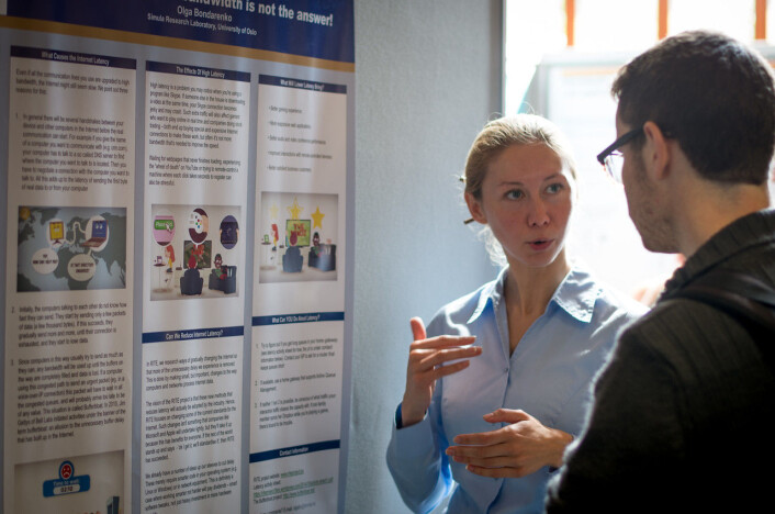 Poster session. Foto: Fredrik H. Juell Poster session. Foto: Fredrik H. Juell