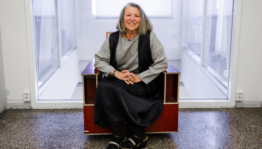 I stedet for å synliggjøre sammenhengen mellom økonomi og kultur, har feminismen akseptert det liberale premisset som skiller dem fra hverandre, hevder Nancy Fraser. (Foto: Tom Henning Bratli, Klassekampen) I stedet for å synliggjøre sammenhengen mellom økonomi og kultur, har feminismen akseptert det liberale premisset som skiller dem fra hverandre, hevder Nancy Fraser. (Foto: Tom Henning Bratli, Klassekampen)