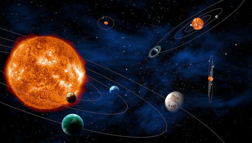 Ariel, en av ESAs tre nye kandidater for mellomstore romprosjekter for fremtiden, skal undersøke atmosfæren på rundt 500 planeter utenfor vårt solsystem. (Foto: ESA/C. Carreau)