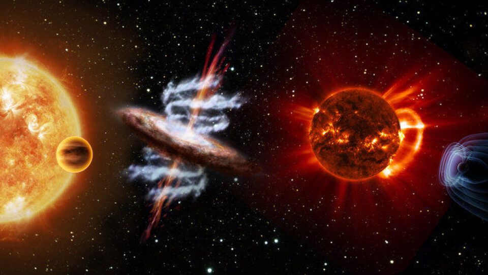 ESAs planer for fremtidens romforskning, Cosmic Vision 2015-2025, ved hjelp av mellomstore romsonder. De tre nye kandidatene ønsker å undersøke atmosfæren på exoplaneter, det høyenergetiske universet og samspillet mellom sola og planetene. (Foto: ESA/ATG medialab)