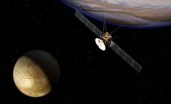 ESAs JUICE-sonde, som skal skytes opp i 2022, etter planen. (Foto:ESA) ESAs JUICE-sonde, som skal skytes opp i 2022, etter planen. (Foto:ESA)