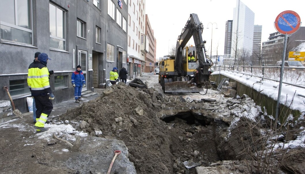 Forskerne oppfordrer Oslo kommune til å renovere vann- og avløpsrørene oftere enn de har gjort til nå. Foto: Håkon Mosvold Larsen, NTB scanpix) Forskerne oppfordrer Oslo kommune til å renovere vann- og avløpsrørene oftere enn de har gjort til nå. Foto: Håkon Mosvold Larsen, NTB scanpix)